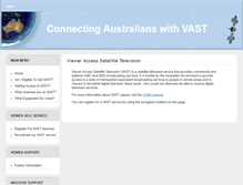 Tablet Screenshot of myvast.com.au
